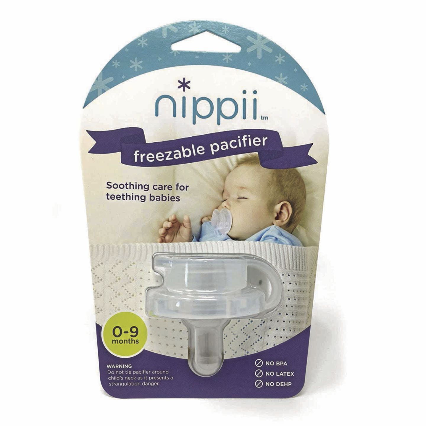 Nippii baby sales freezable teether pacifier