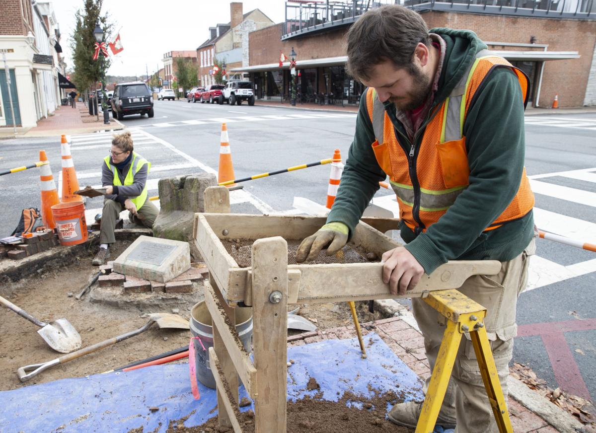 Dig provides clues to history of Fredericksburg's slave auction block Virginia