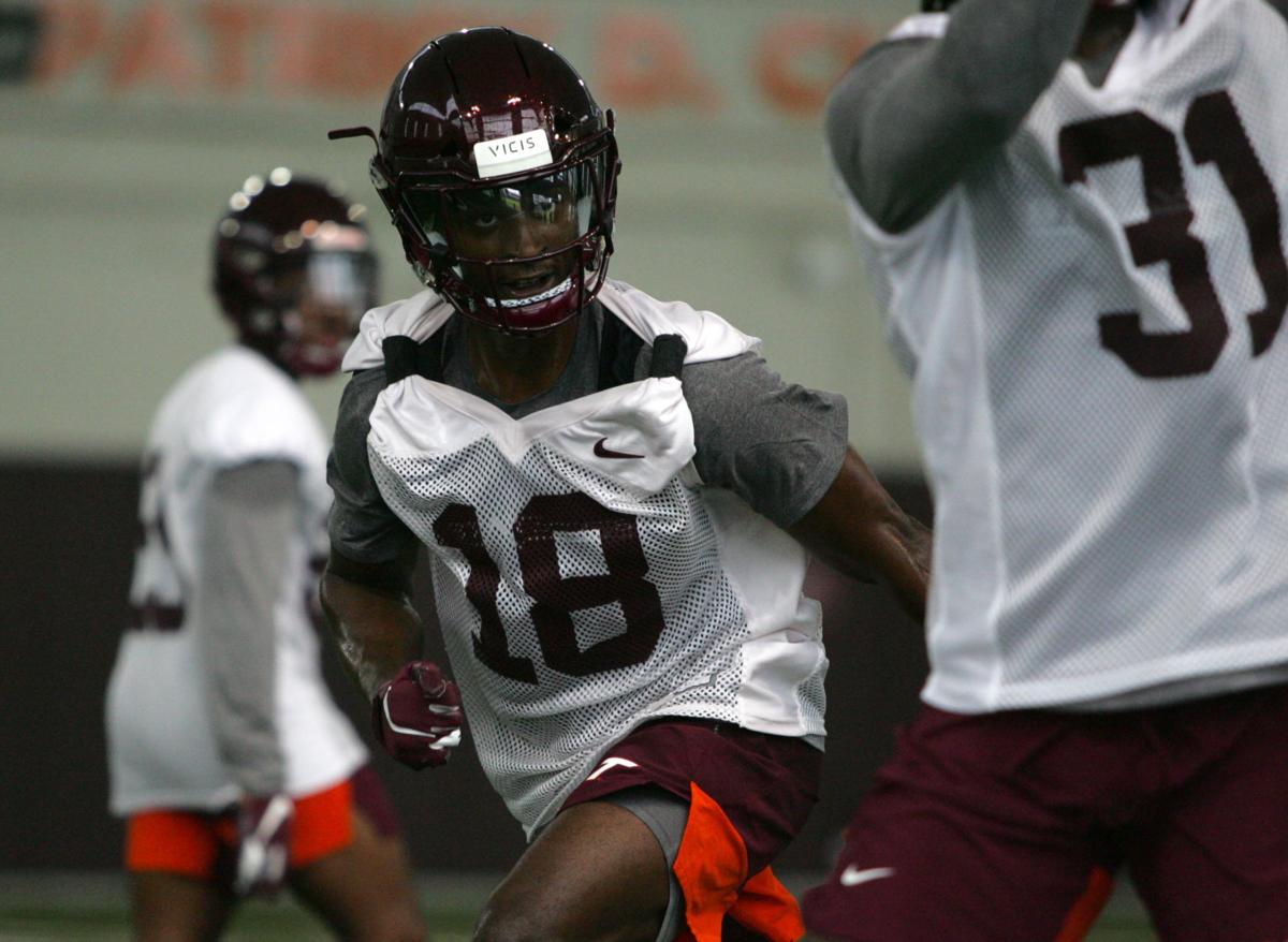 Virginia Tech fall camp first practice