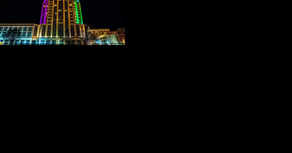 Wells Fargo Tower, Berglund Center lit up for Rare Disease Day - Vimarsana News