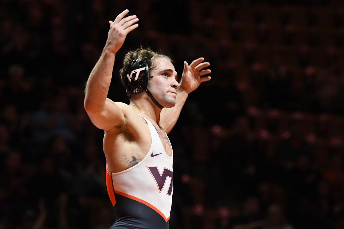 Virginia Tech beats N.C. State for ACC regularseason wrestling title Virginia Tech