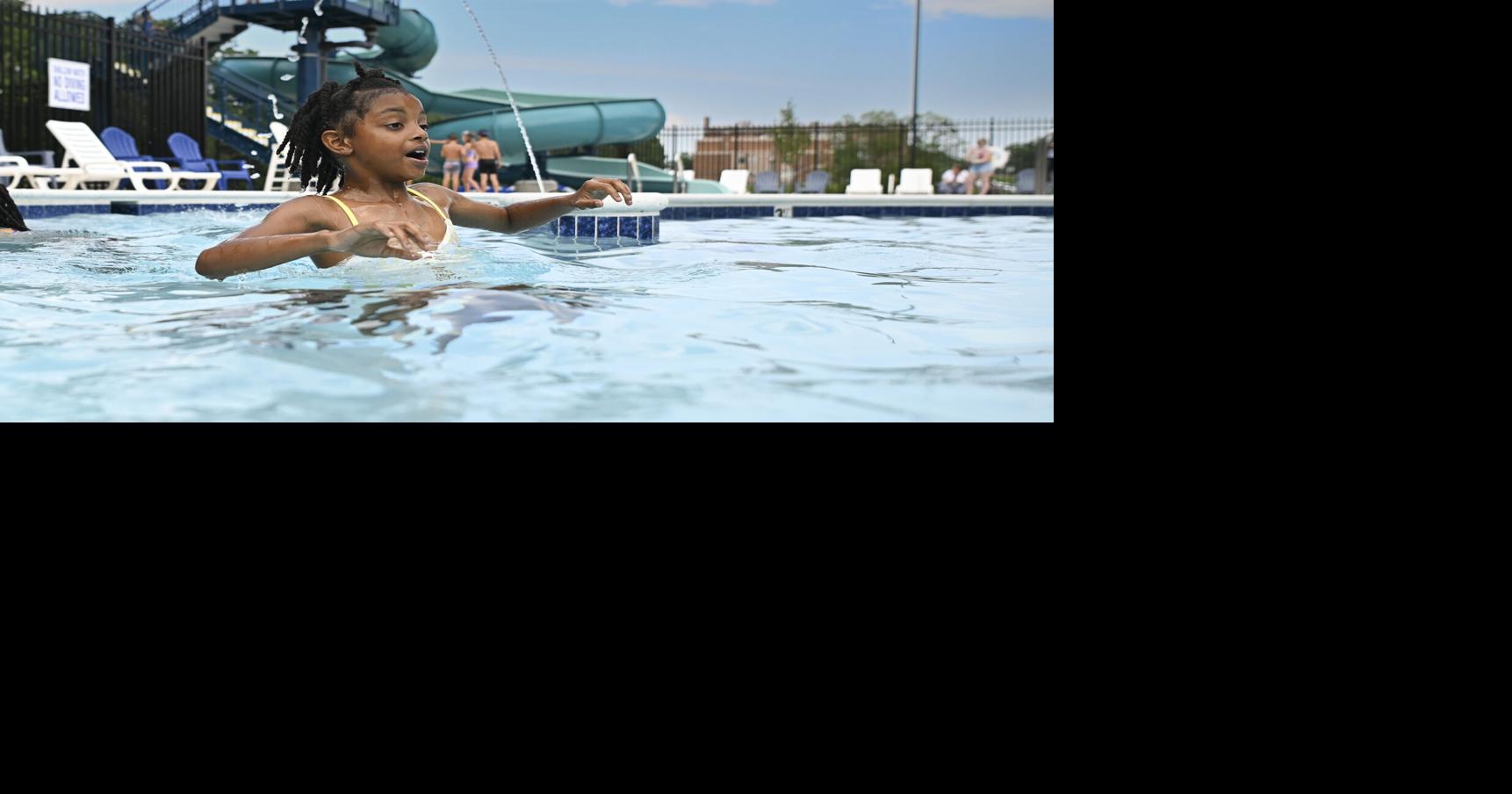 Roanoke's new public pool opens with a splash