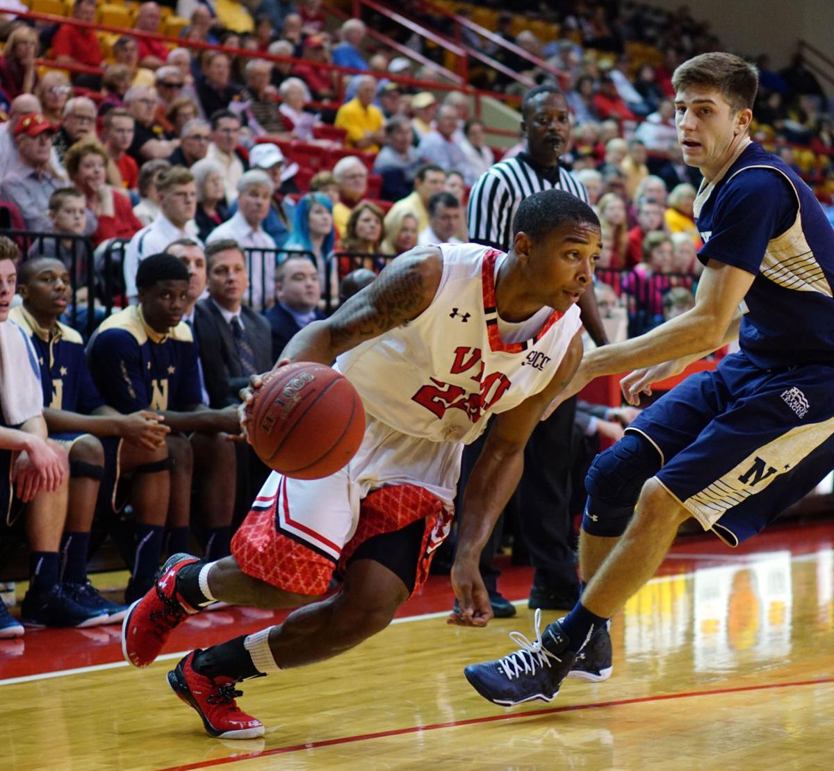 Navy edges VMI in men's basketball College