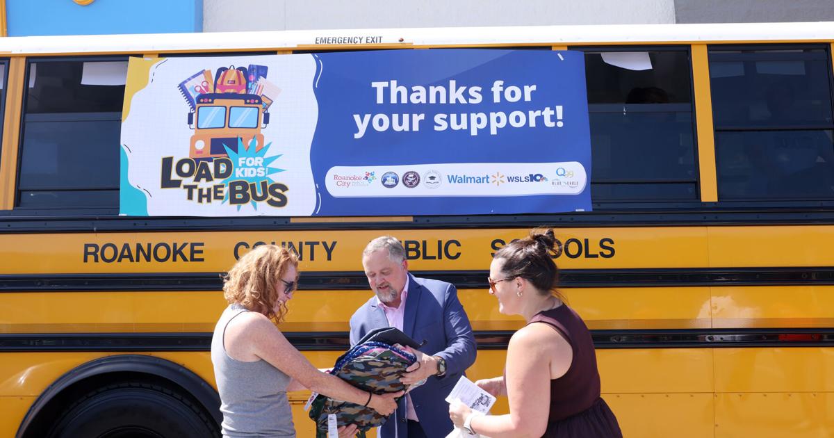 'Load the Bus' school supply drive kicks off this weekend in Roanoke Valley