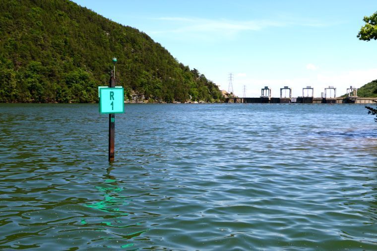 All navigational signs compatible with U.S. Coast Guard standards