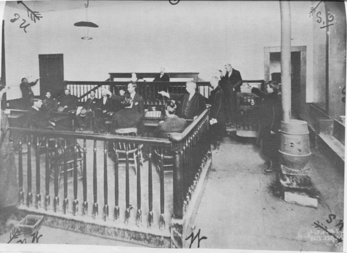 The Courthouse Tragedy Gunfight in Hillsville in 1912 Virginia