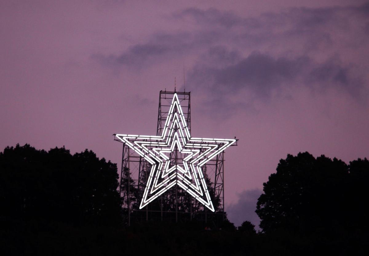 Neon lights made Mill Mountain Star shine from the start, creator clarifies