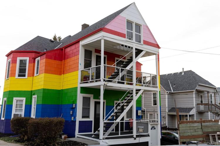 Rainbow house attracts attention in Omaha