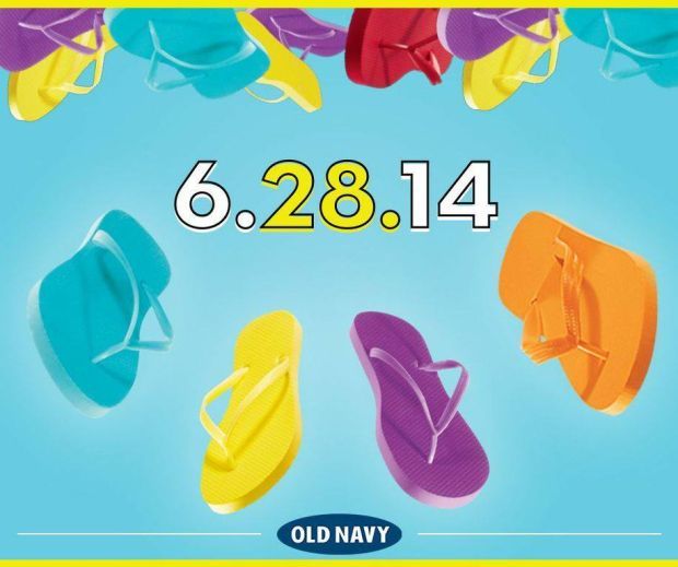 old navy flip flops sale