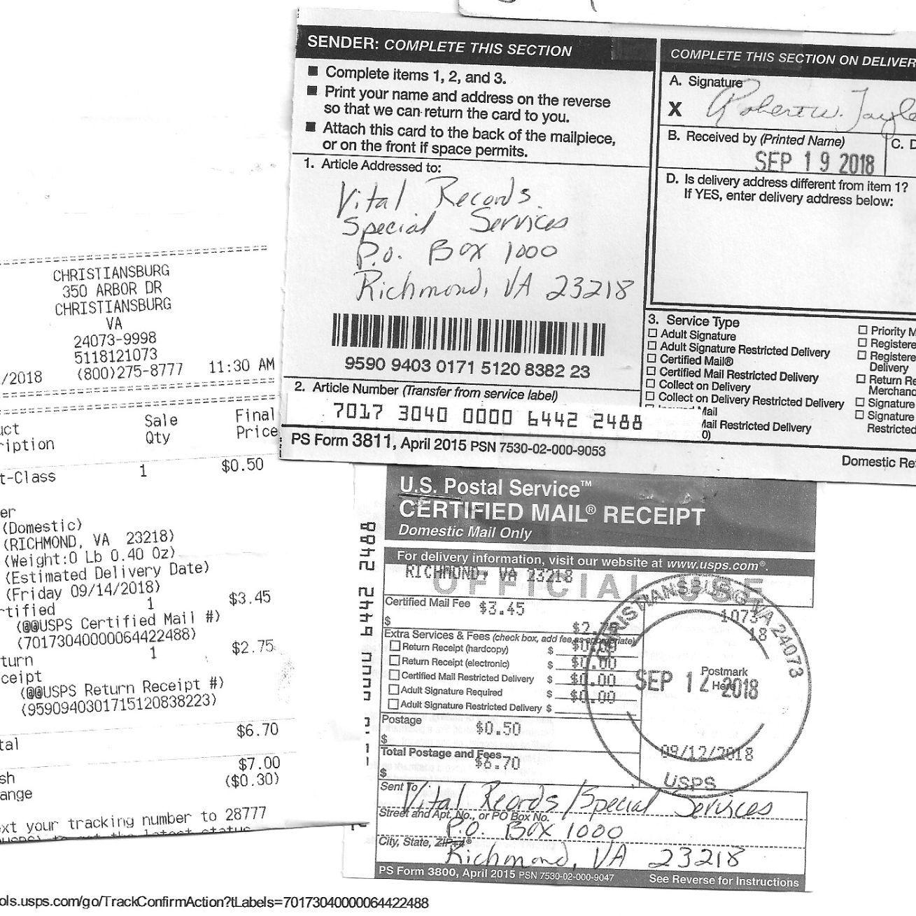Casey Christiansburg Mom Hopes Son S Birth Certificate