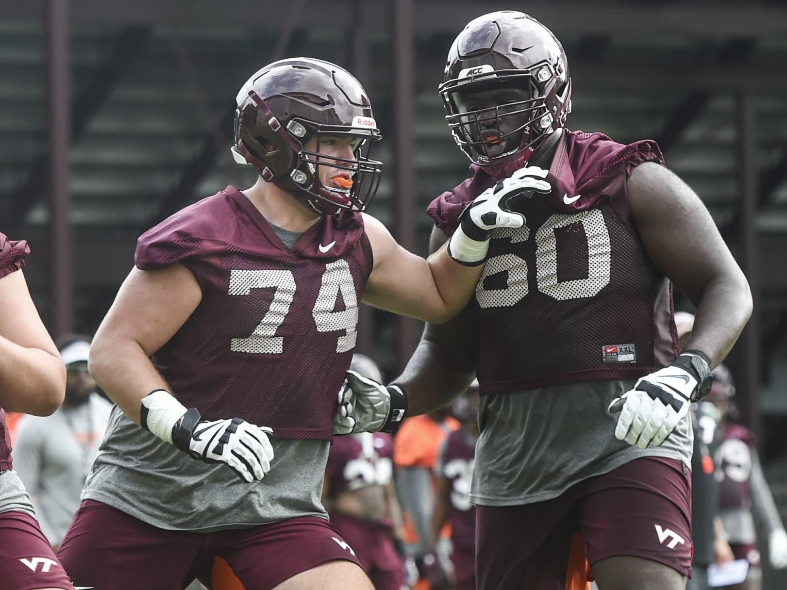 Virginia Tech Gets No Answers On Crowded Offensive Line Without