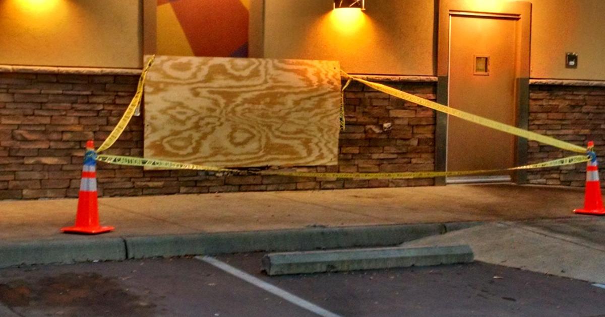 Roanoke Taco Bell damaged after woman hits building with car