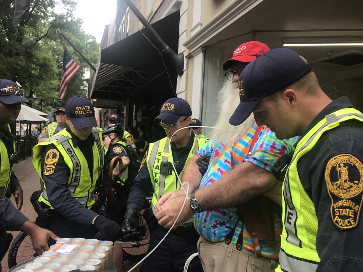 3 arrests, but no major problems, amid tight security at Charlottesville