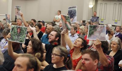 Pipeline opponents jeer State Water Control Board