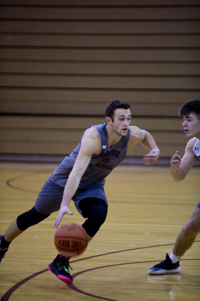 Photos: Scenes from a Roanoke College men's basketball practice