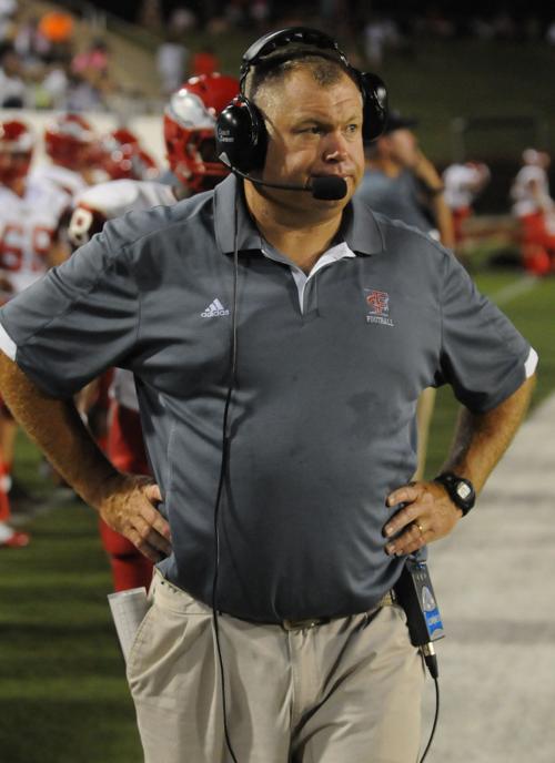 Covington football coach Chris Jones