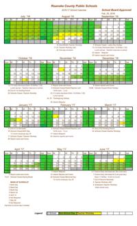Roanoke County Schools Calendar - Jackson Hale