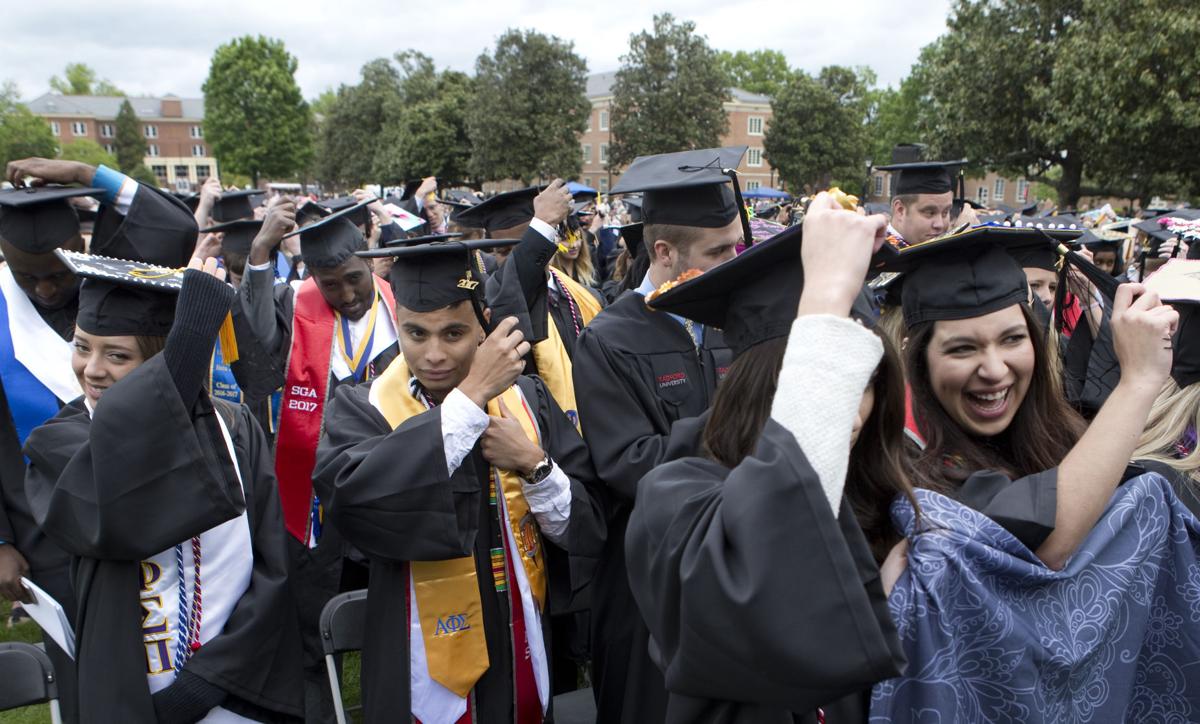 Radford University graduation ceremony Photo