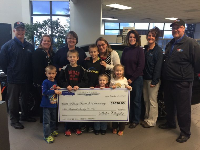 Falling Branch Elementary receives over 2,000 through Drive for the