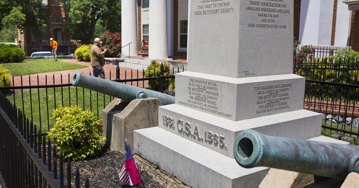 Botetourt Courthouse To Preserve Monuments Artifacts