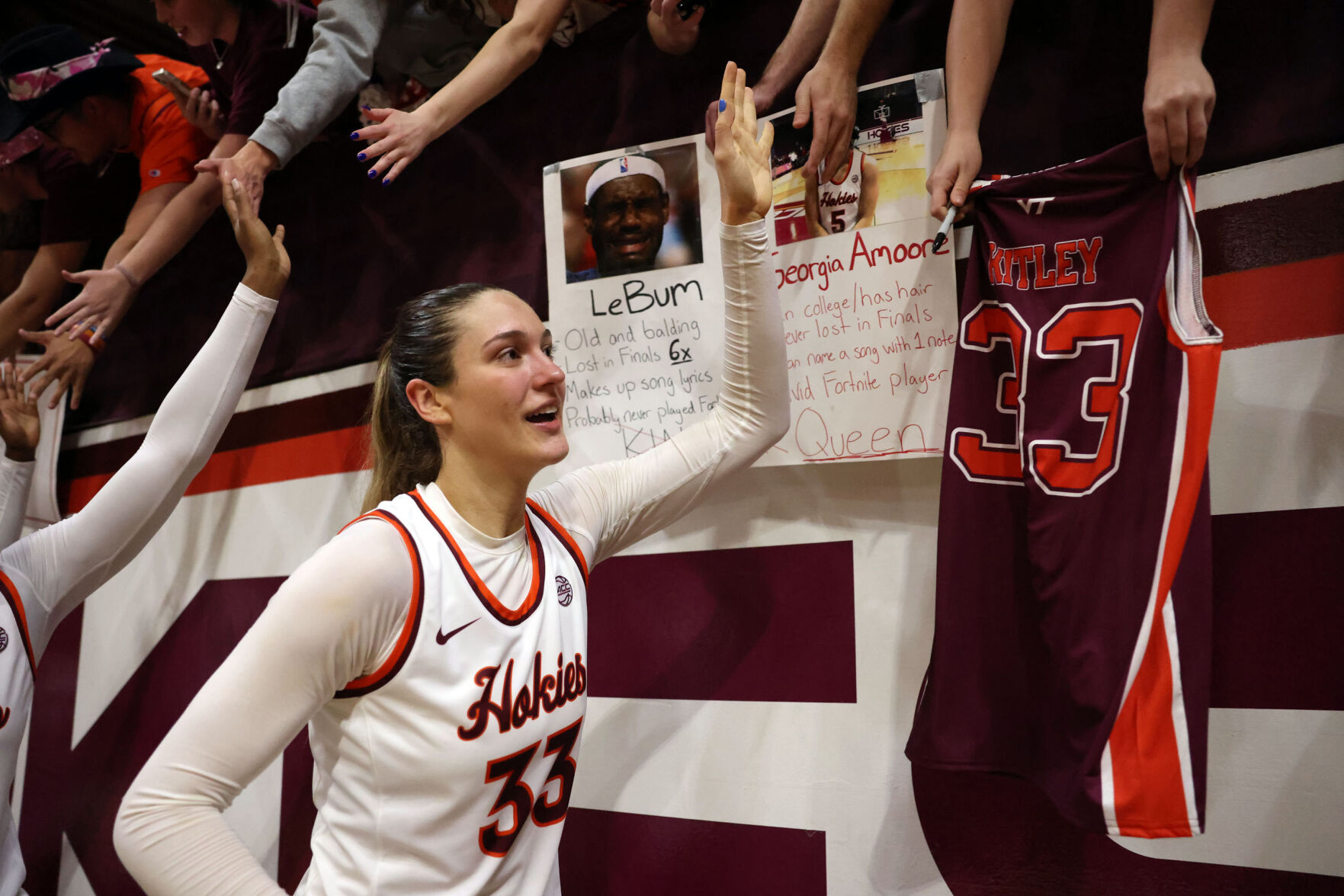 Virginia Tech To Retire Elizabeth Kitley's No. 33 Jersey