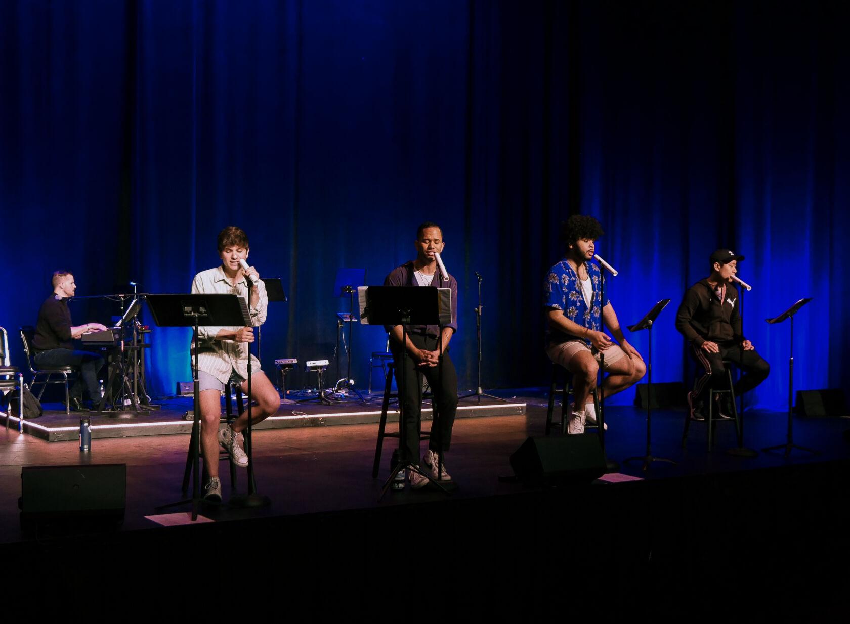 Out & About Boy Bands revue at Mill Mountain Theatre