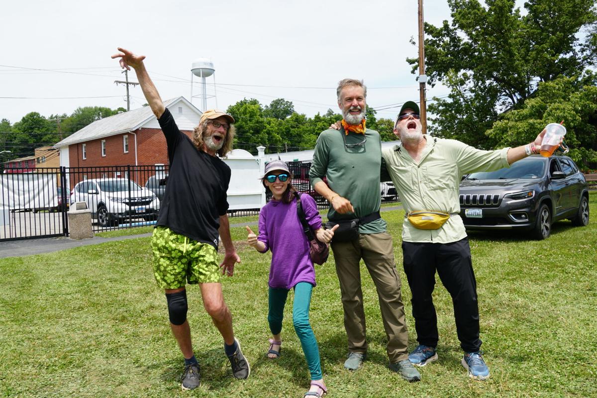 Thruhikers in Troutville celebrate Appalachian Trail magic