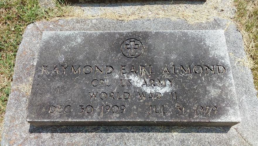 CASEY 2 gravestones, 1 grave for World War II soldier from Roanoke. Why?