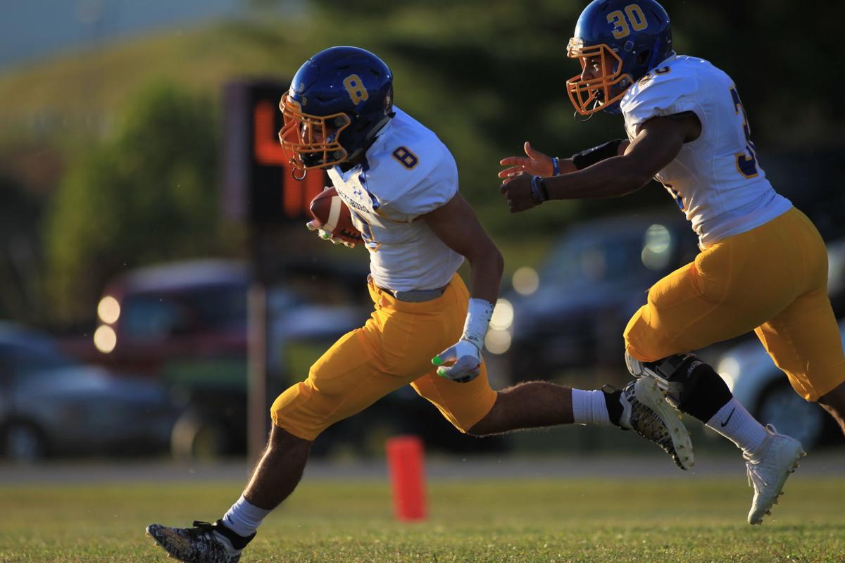 H S Football Blacksburg Blanks Giles To Open Season High