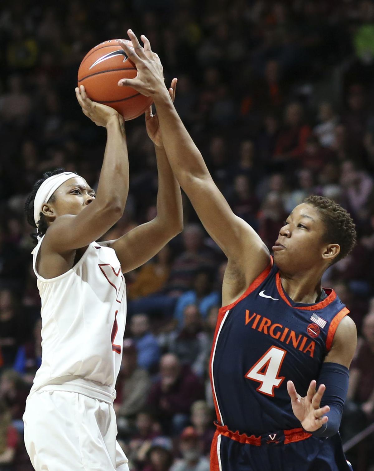 Photos Scenes From The Uva Virginia Tech Women S Basketball Game