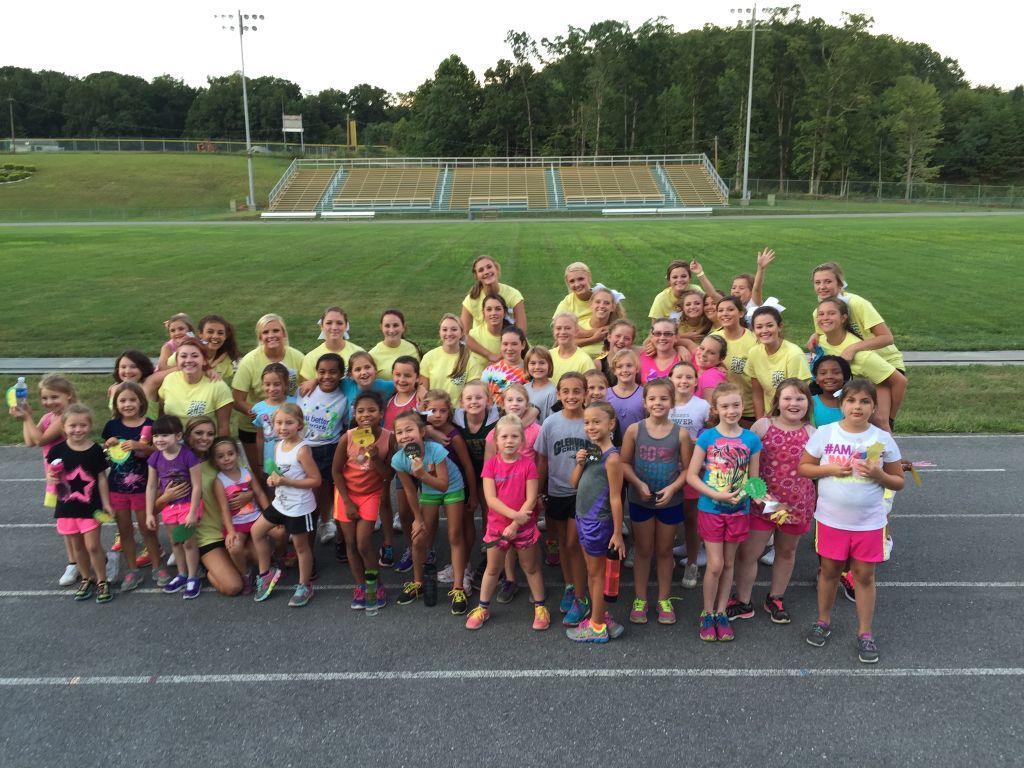 Photo Glenvar High cheerleaders host youth boosters at cheer camp