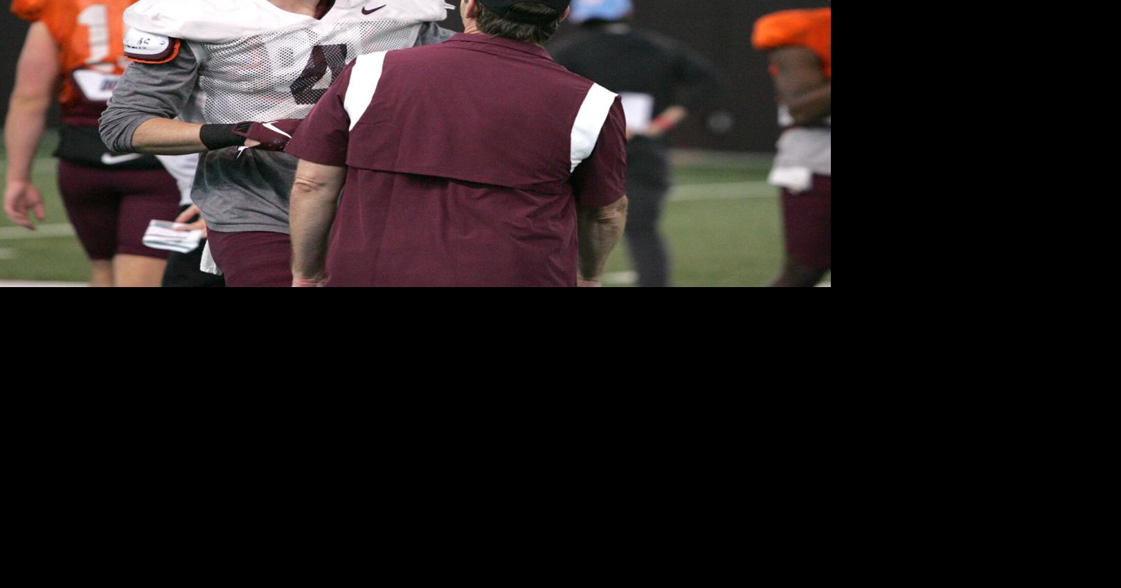 Virginia Tech spring practice notes Blumrick ditches orange jersey