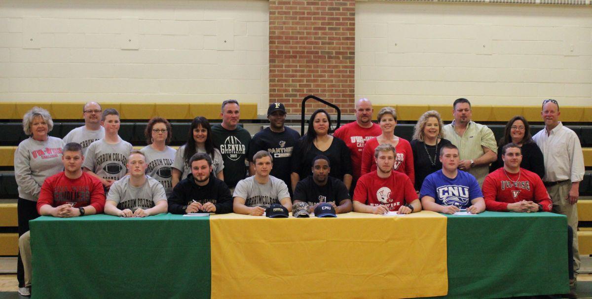 Glenvar football sends its biggest class off to college