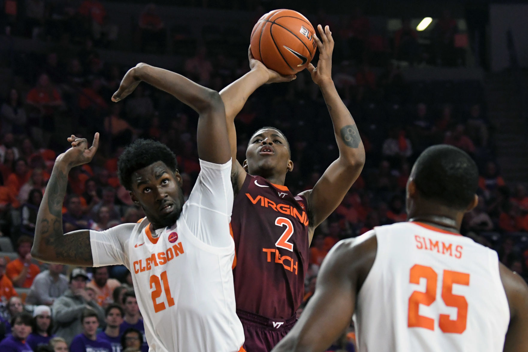 McFarling: Nolley Dazzles In Historic Virginia Tech Men's Basketball ...