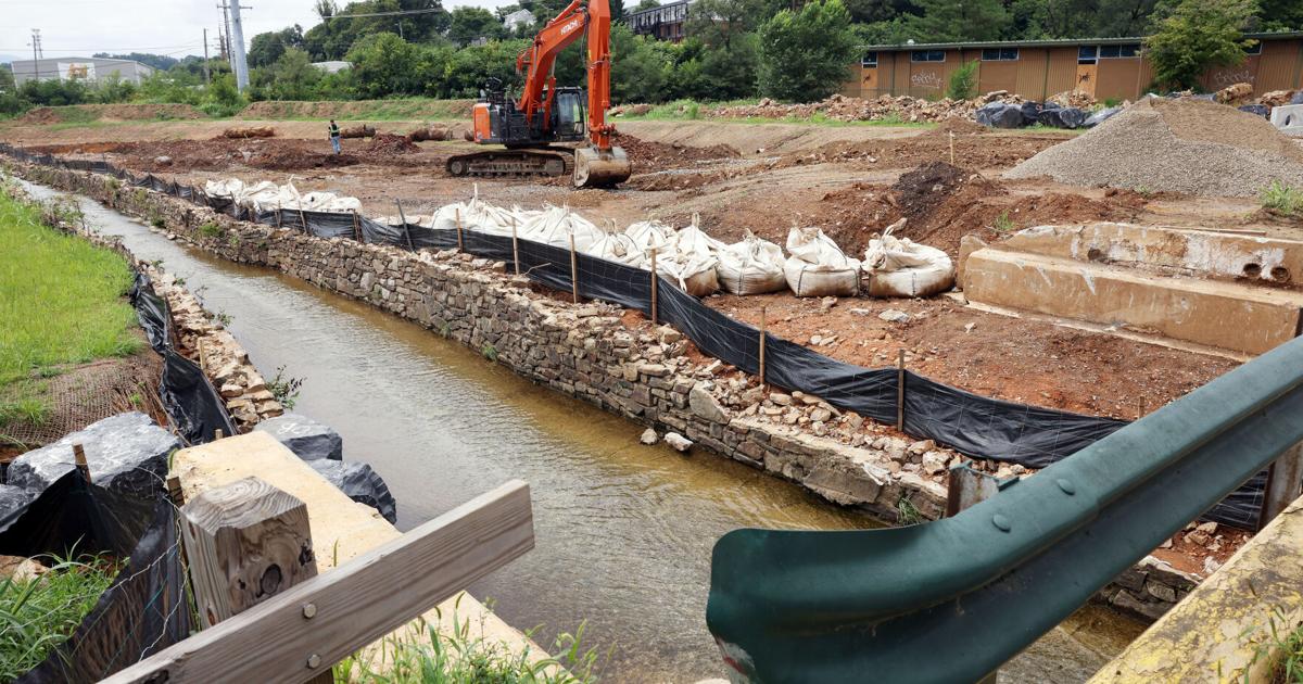 PHOTOS & Roanoke Stormwater stream restoration projects