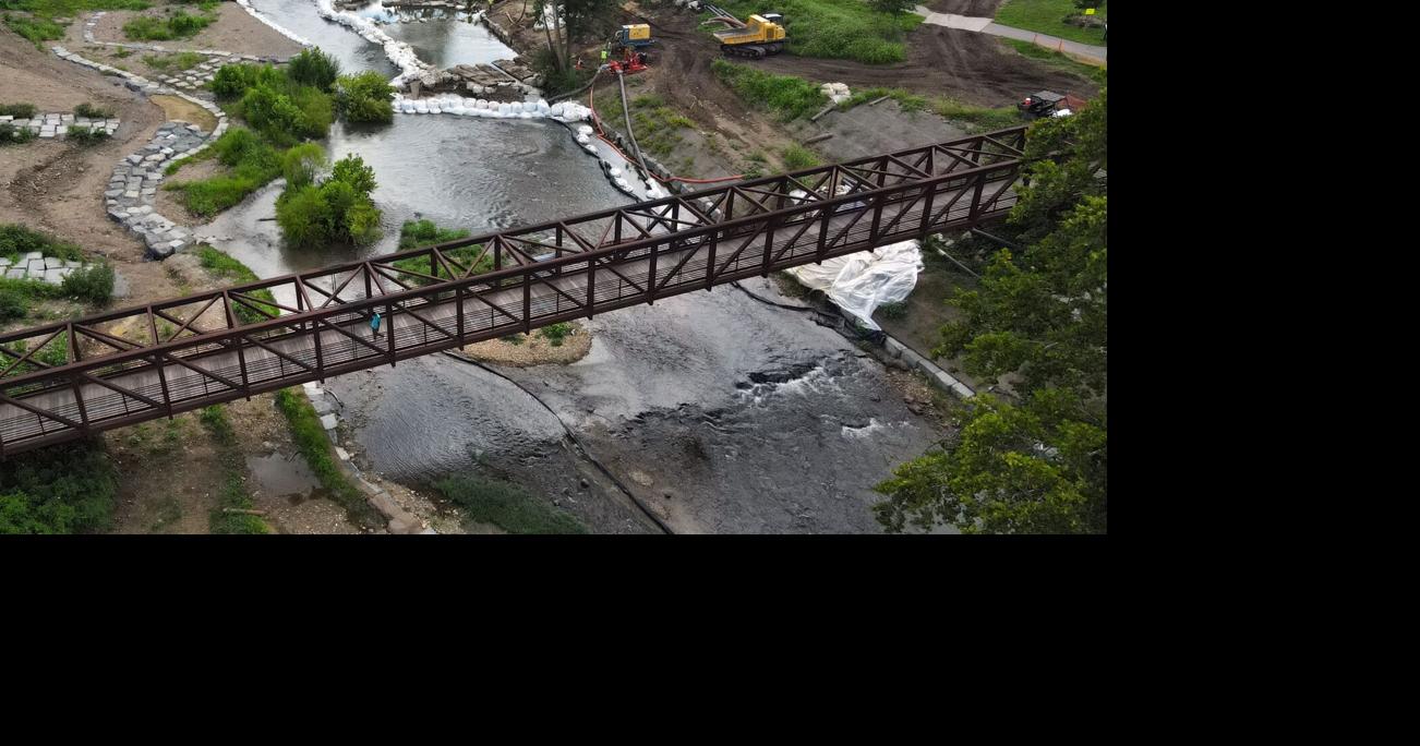 Roanoke in-river park construction on track to be done by end of year