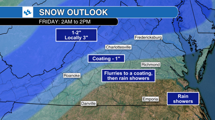 SWVa weather: Quick Friday snow, frigid weekend follows - Vimarsana News