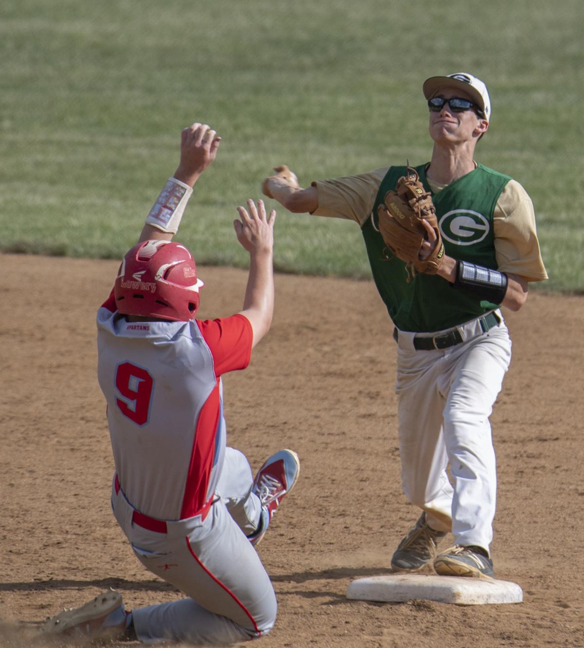 Scenes from the GilesGlenvar baseball game