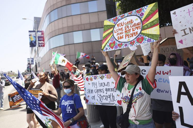 Immigration Protests Los Angeles