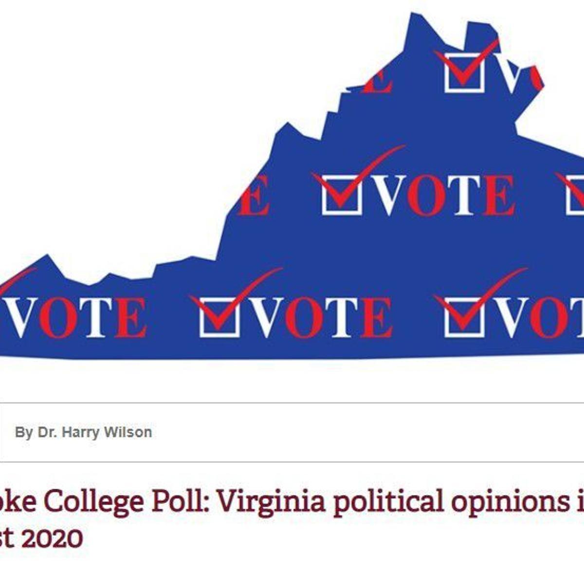 Roanoke College Poll Shows Biden Leading Trump By 14 Points In Virginia Local News Roanoke Com