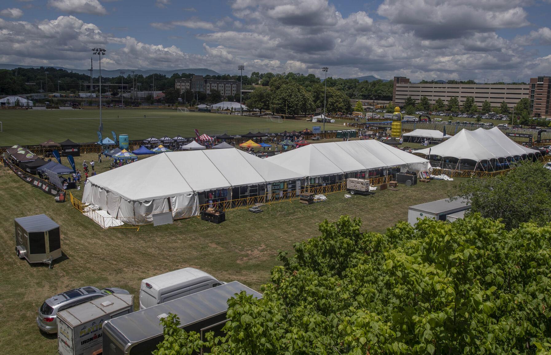 Photos From the Ironman village at Roanoke's River's Edge Sports Complex