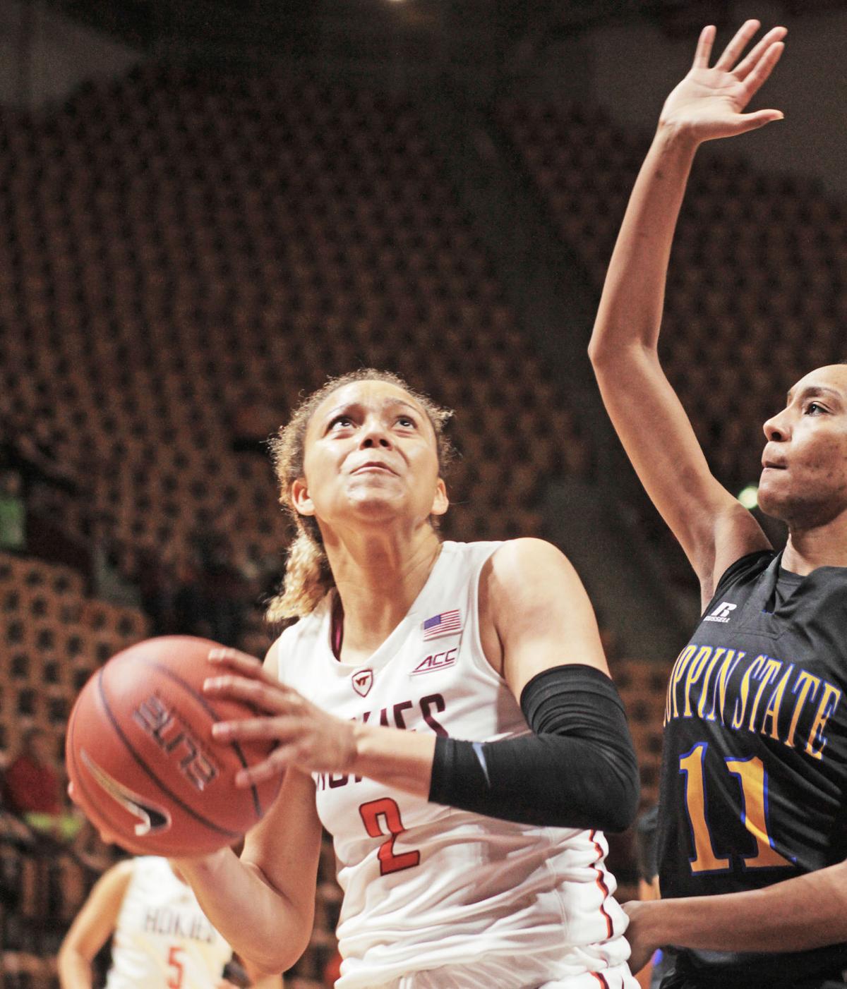 Young helps Tech women cruise past Coppin State Virginia Tech