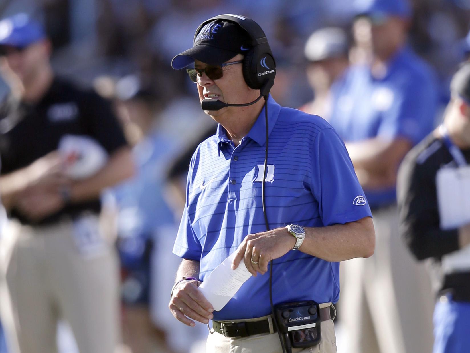 Duke Football Coach Cutcliffe Well Aware Of Virginia Qb Benkert