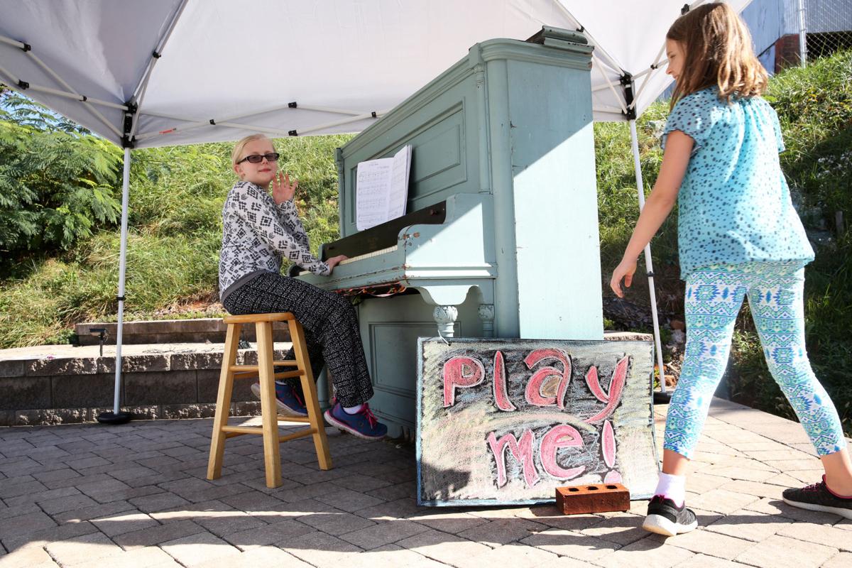 Keyster the street piano makes its Rocky Mount debut ...