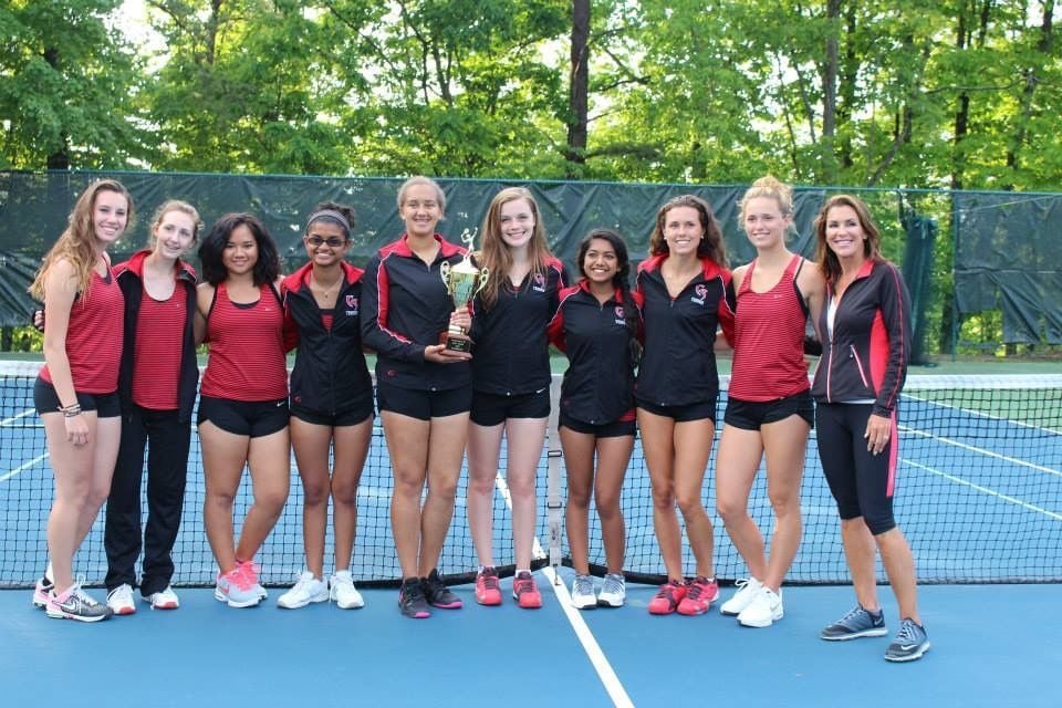 Photos of the Cave Spring High School girls' tennis team Swoco