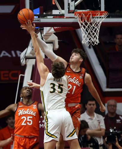 March 1, 2022: Virginia Tech Hokies forward Keve Aluma (22) dunks