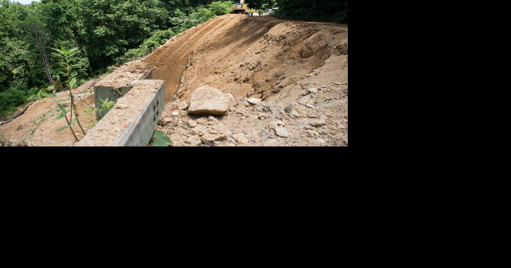 Section of Blue Ridge Parkway damaged by 2020 landslide remains closed