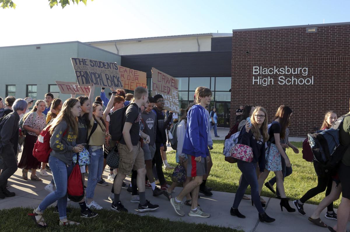 Sitin at Blacksburg High School follows principal's departure