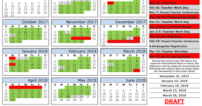 School calendar approved for 2017-18 school-calendar-approved-for-2017-18
