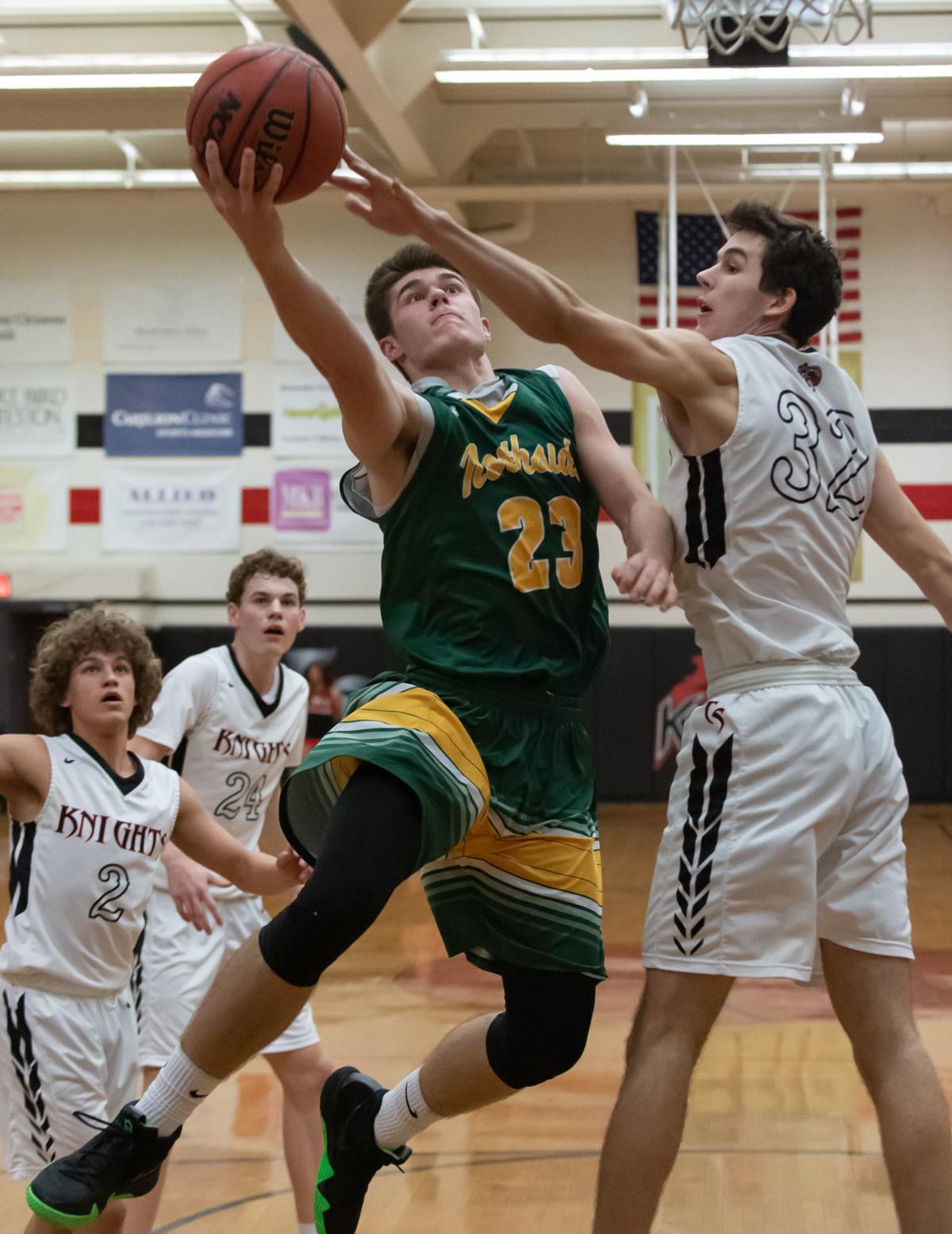 Scenes from the Cave SpringNorthside boys basketball game